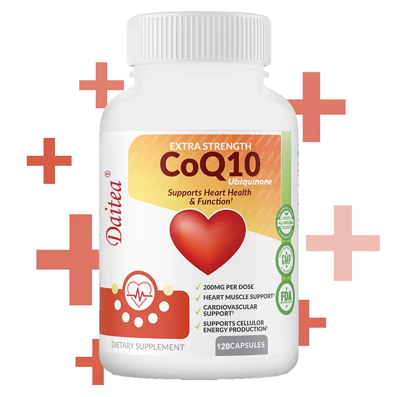 Highly Absorbable Coenzyme Q10 Supplement - Cardiovascular Protection, Supports Balanced Blood Pressure, Heart and Brain Health