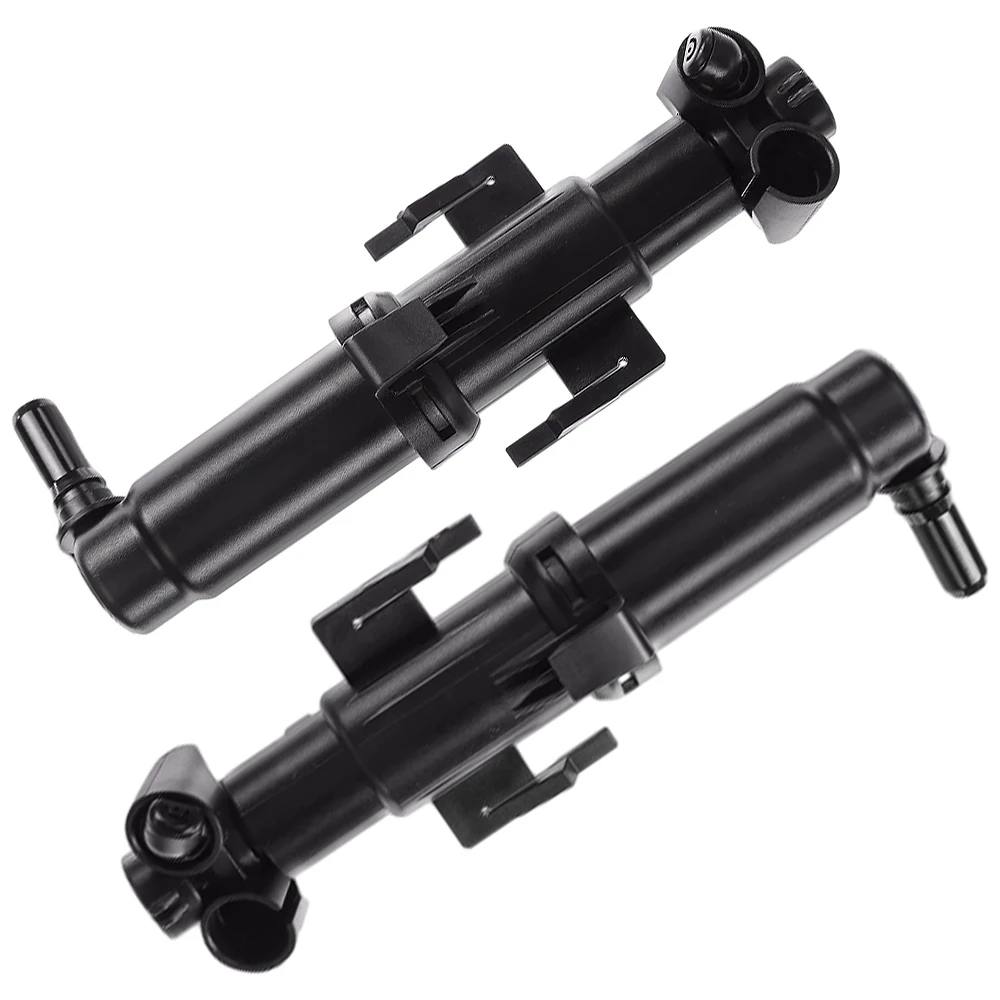 

61677377667 Black Front Left / Right ABS Headlight Washer Nozzle for BMW 528i F10 All Engine Sedan 2011-2016