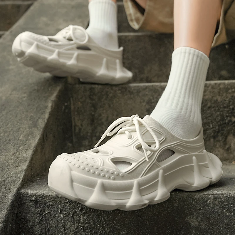 

New Fashion Lightweight Shoes for Men - One-Touch Slippers, Breathable and Comfortable Outdoor Sports Leisure Shoes