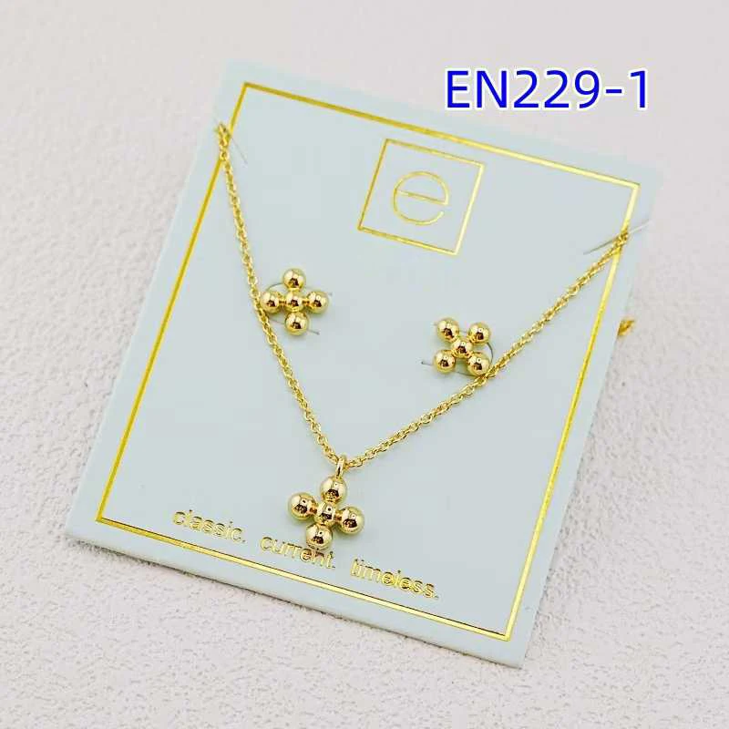 

VKVVA Fashion Jewelry New Gold-Plated Necklace and Earring Set for Women Birthday Gifts, Unique Gift