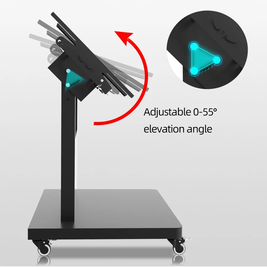 “SC5300”compatível com 40-90 polegadas, suporte de TV portátil com carrinho giratório e capacidade de carga máxima de 65KG