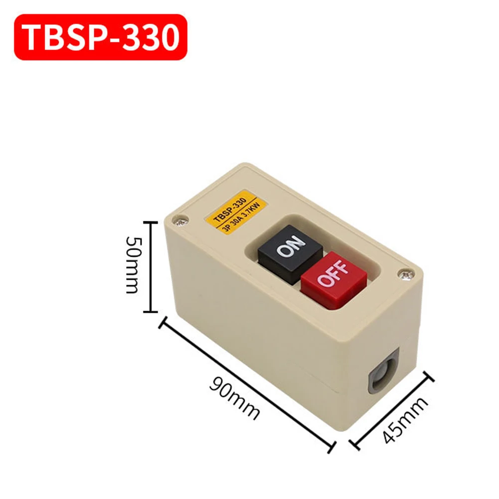 Panel Mount Switch 3-Phase Push Button For Factory Control Panels IP50 Protection Rated Insulation 2.2KW 3.7KW