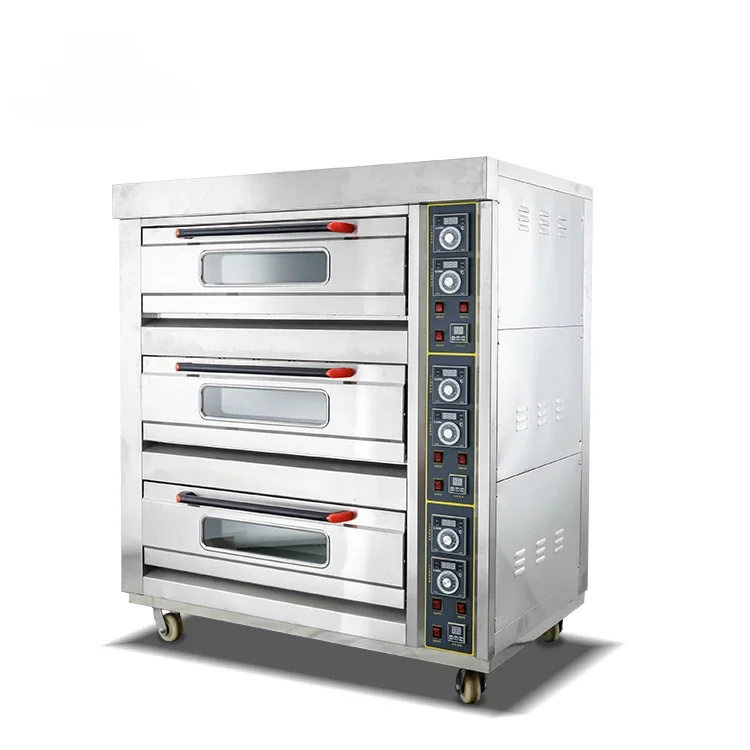 Good Quality Commercial Bread Machine Electric Pizza Oven 380v Induction Bekery Ovens Bread Baking Built-in Ovens Pastry