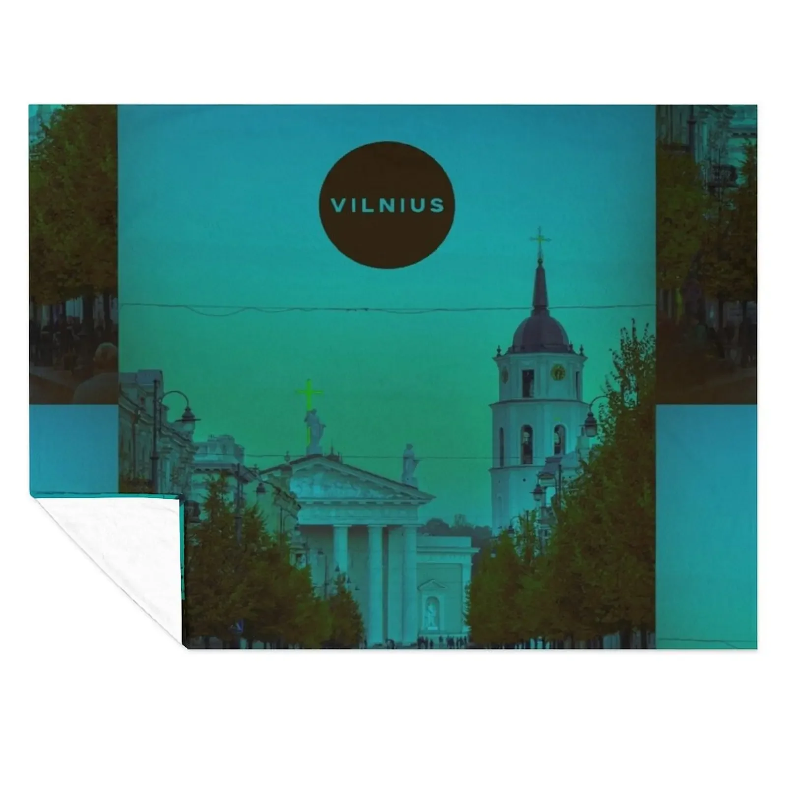 

Vilnius Lithuania Throw Blanket warm winter For Decorative Sofa Comforter Shaggy Blankets