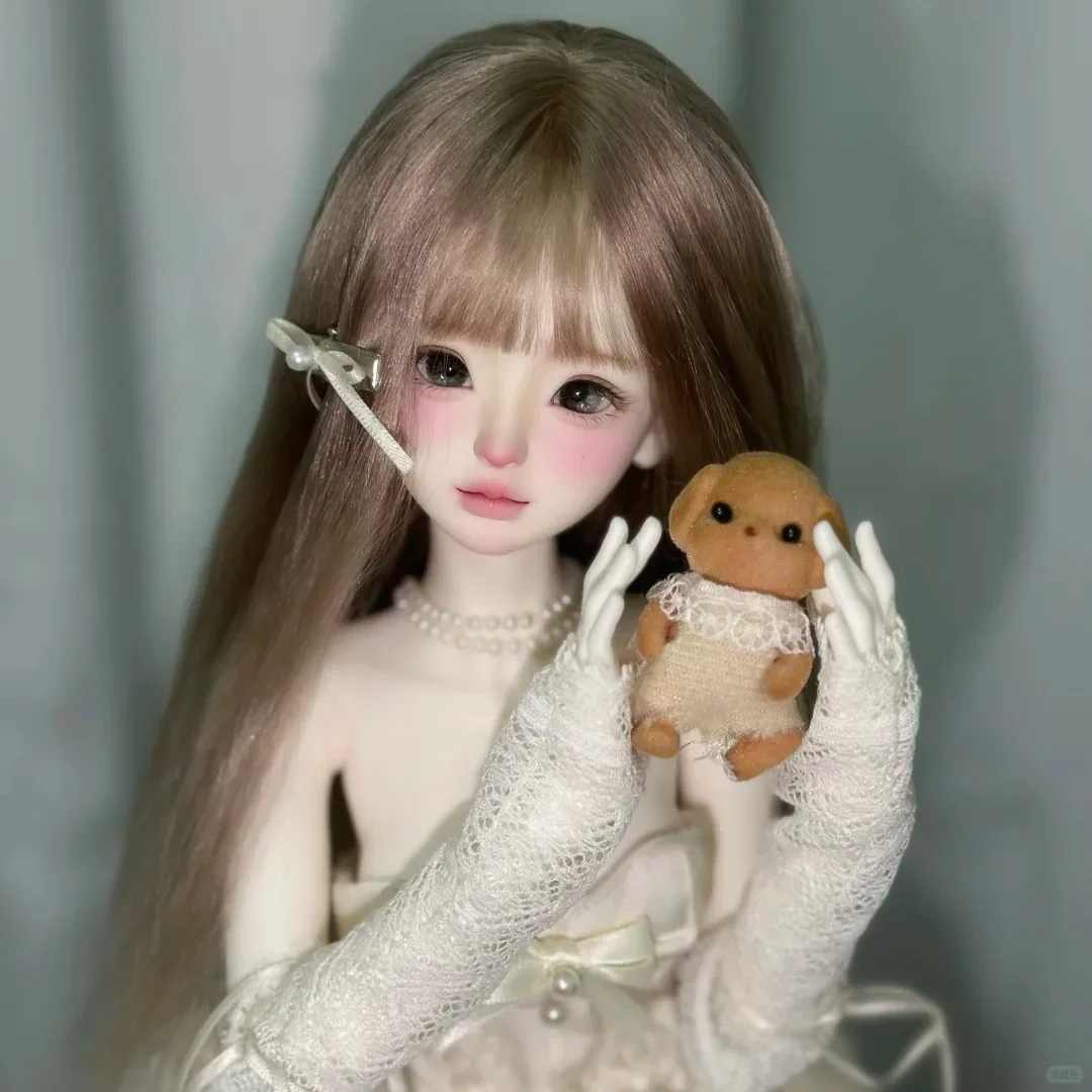 

New BJD doll 1/4 girl Yuri resin toy Beautiful Girl Makeup Toy Gift angel doll with movable joints