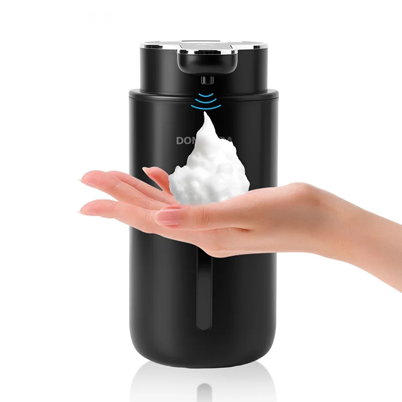 420ML Berührungsloser Digitaler Seifenspender mit 6-stufiger Schaum-/Flüssigkeitsregulierung, Automatischer Intelligenter Sensor-Handdesinfektionsmittel-Pumpspender