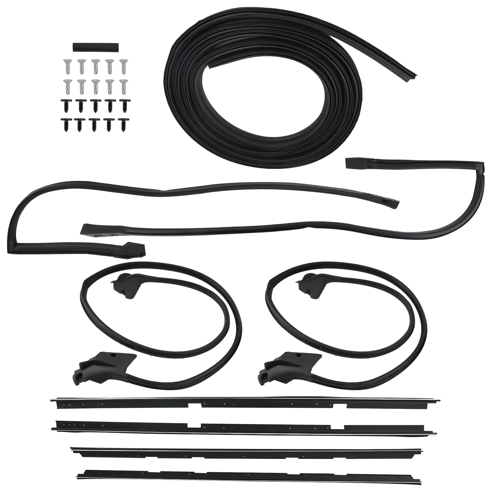 

New For 78-81 2 Door Malibu LeMans 9 pc Complete Weatherstripping Seals Kit