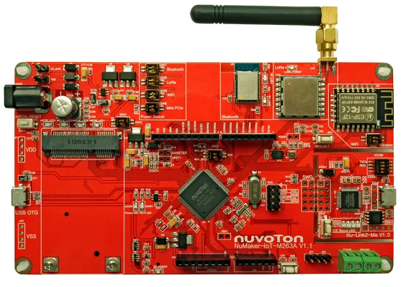 nuvoton new tang NuMaker development board NuMaker IoT - M263A development board