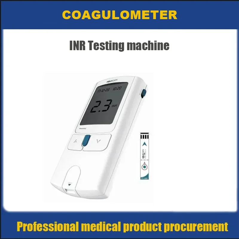 Handheld Coagulation Analyzer Inr Test Monitor Anticoagulation Blood Test Machines  24PC PT/INR Test Strip