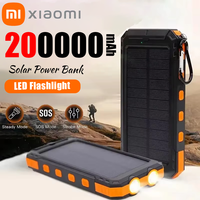 Xiaomi  200000mAh Large Capacity Solar Power Bank Portable External Battery Outdoor Camping Fast Charging For iPhone Samsun 2025