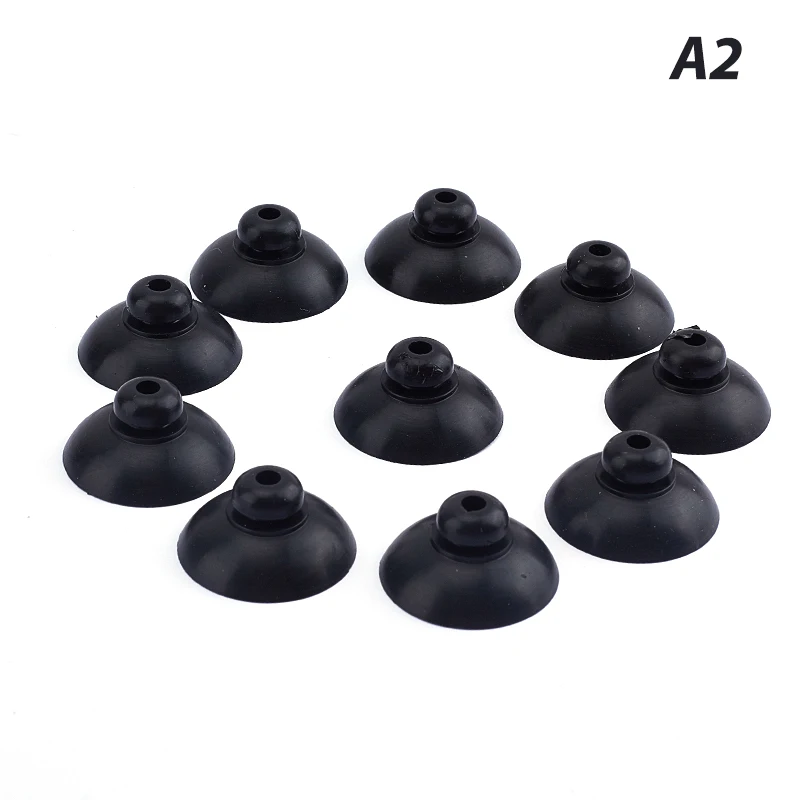 10Pcs Rubber Suction Cups For Aquarium Submersible Pump Fountain Fish Tank Filter Holder Sucker Replacement Supplies