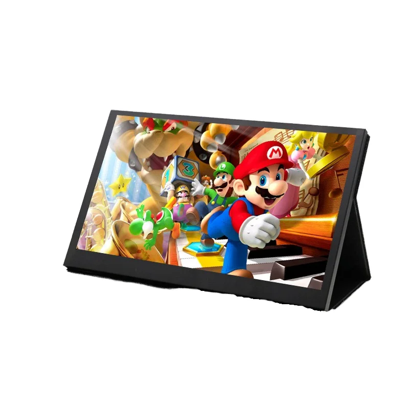 

Portable 11.6 Inch IPS LCD Display LED Backlight Mobile Phone PS5 Screen Laptop Sub-Screen Extension Black C HDTV Definition