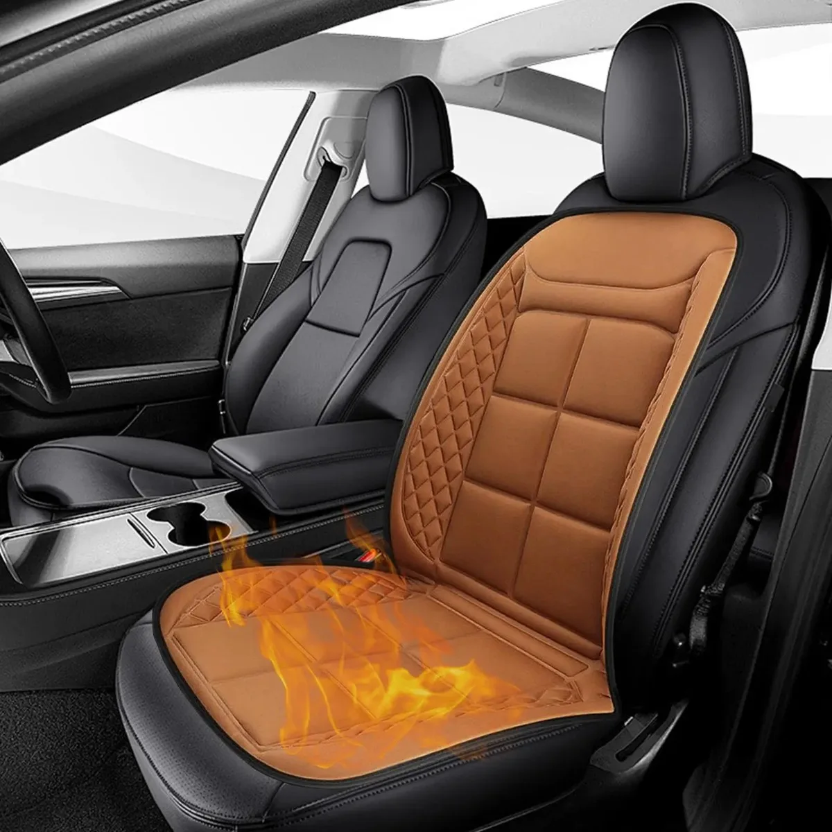 

Car Heating Cushion Winter Seat Cushion Comfortable Heating Chair Pad Breathable Heat Seat Warmer 12V