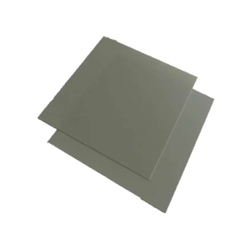 50pcs 114x114x1mm Customized Aluminum Nitride ALN Insulated Ceramic Plates Thickness Ceramic Substrate Sheet