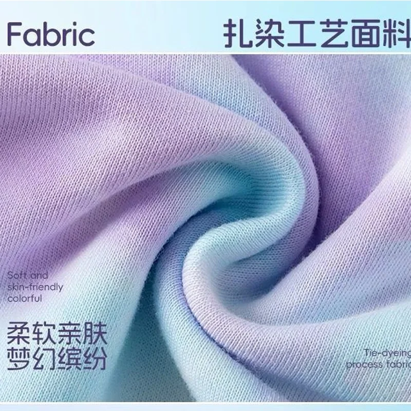 Gabby Dollhouse Sweatshirt Anime Cartoon Lente Herfst Kleding Kinderen Leuke Tie-dye Veelzijdige Lange Mouw Mode Ronde Hals Tops