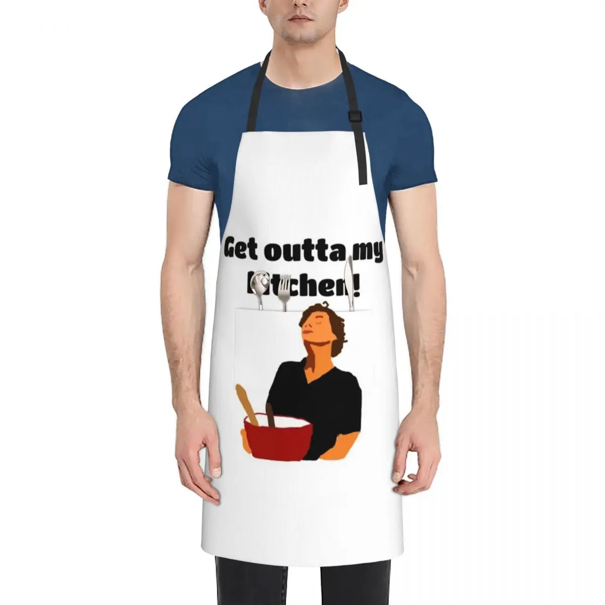 

Get Out of My Kitchen Apron kitchen gadgets Women's Kitchen Novel Accessories beauty master Apron