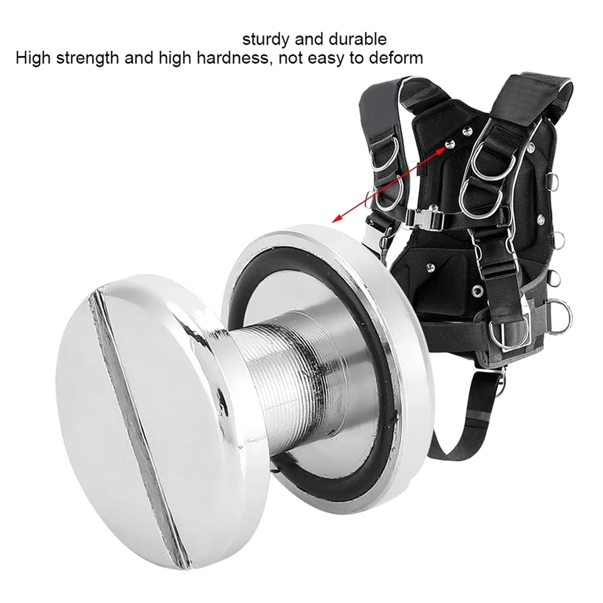 2 قطعة غواص الغوص BCD اللوحة الخلفية لينة تسخير كتاب المسمار الغوص الجمعية الترباس الغوص كتاب المسمار