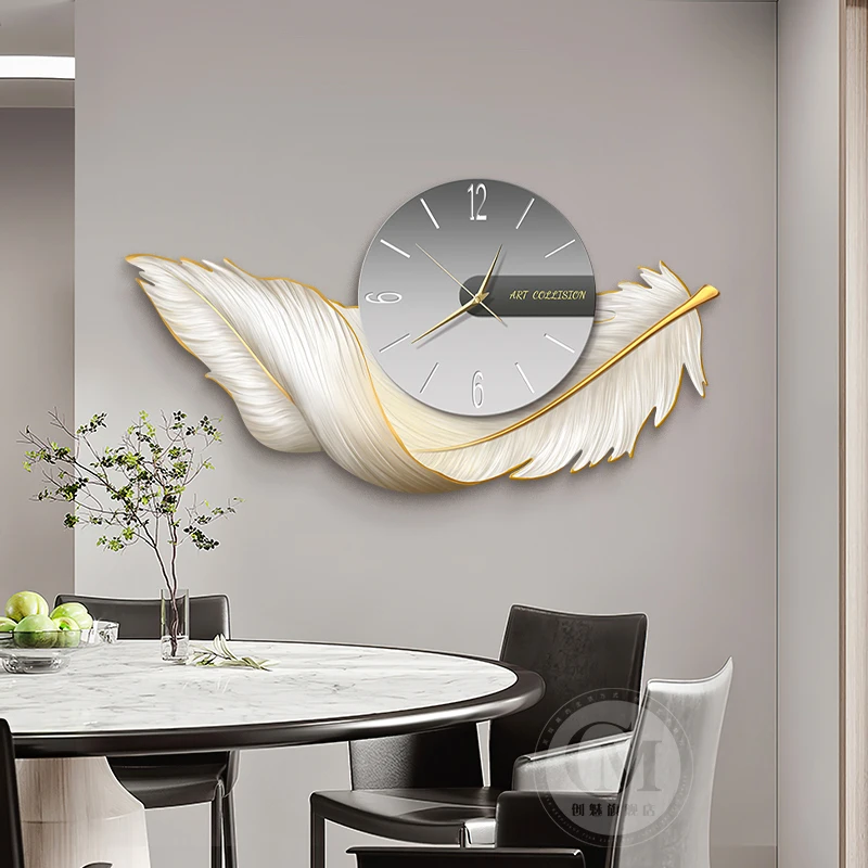 

Fashion Luxury Clock Wall Digital Living Room Interior Bedrooms Wall Watch Fashion Korean Relogio De Parede Home Decoration