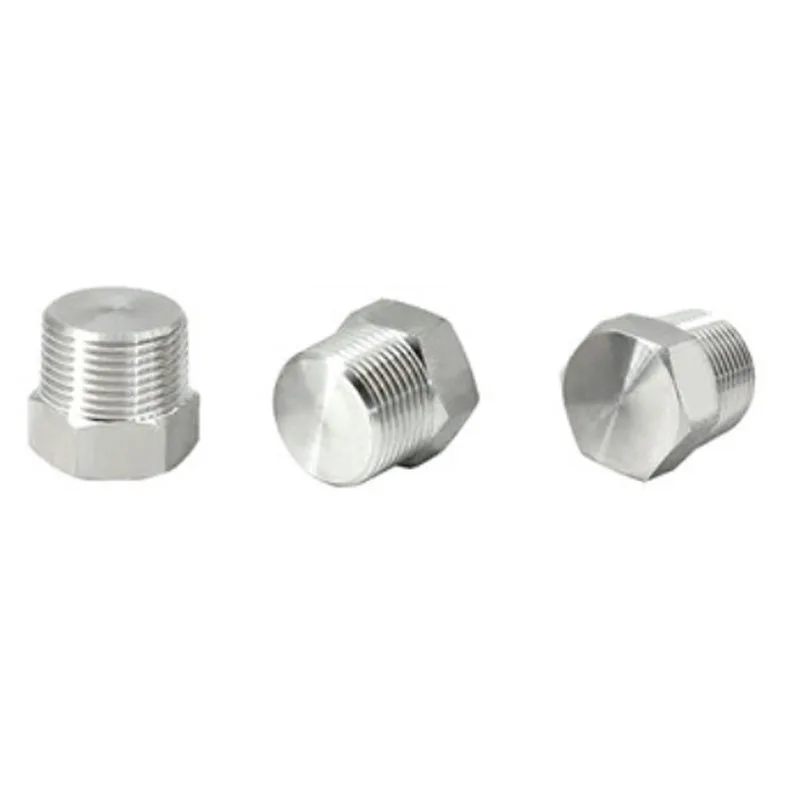 1Pc External Hexagon Thread 304 Stainless Steel Hex End Cap Flange  Solid Plug Oil Water Pipe Fitting