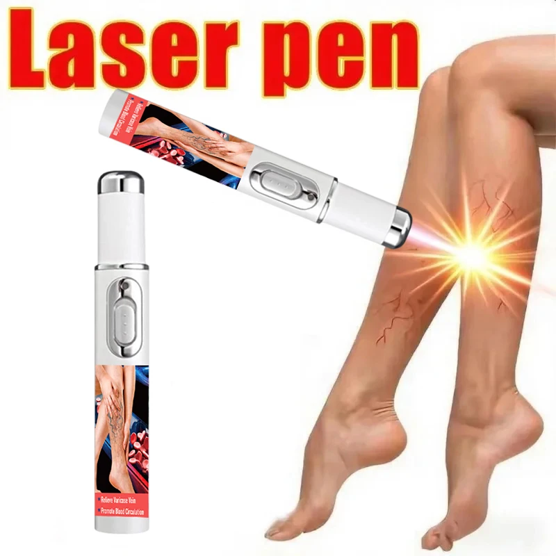 Bolígrafo láser, mantiene un cuerpo sano, herramientas para el cuidado de las piernas.