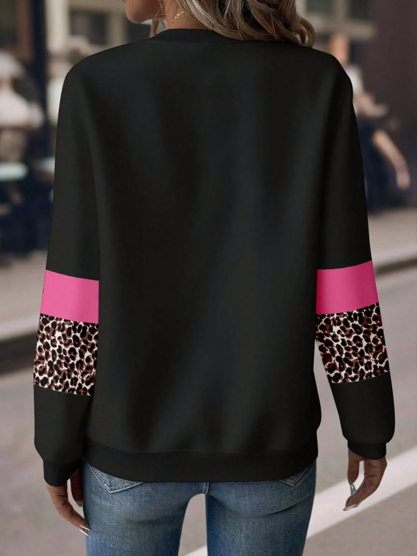 Casual Zipper Hoodie with Regular Fit Mid Length Japanese Korean Casual Digital Print Long Sleeve Striped Spring Women Hoodie