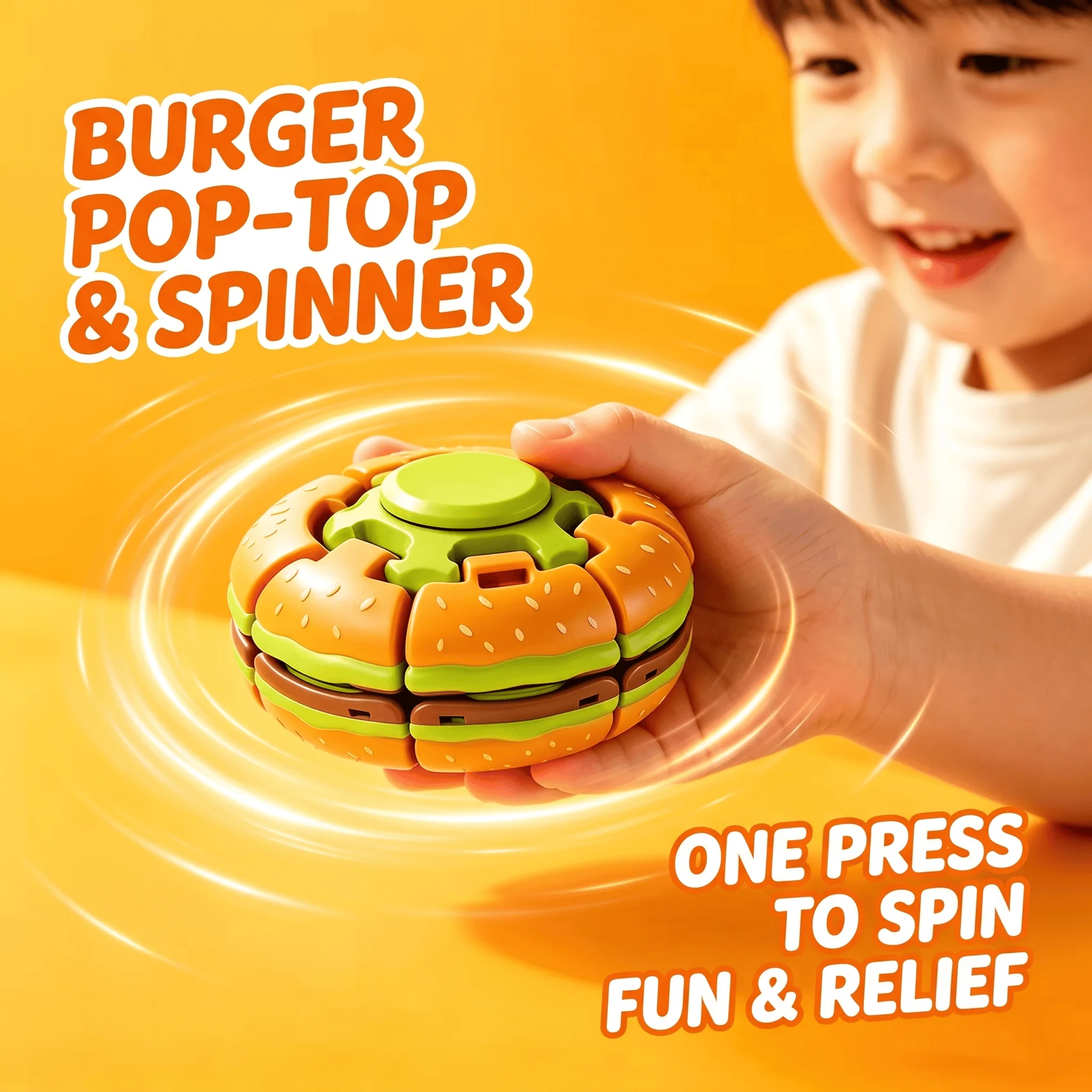 3D Printed Hamburger Fidget Sp - 3D Printing Table review and price