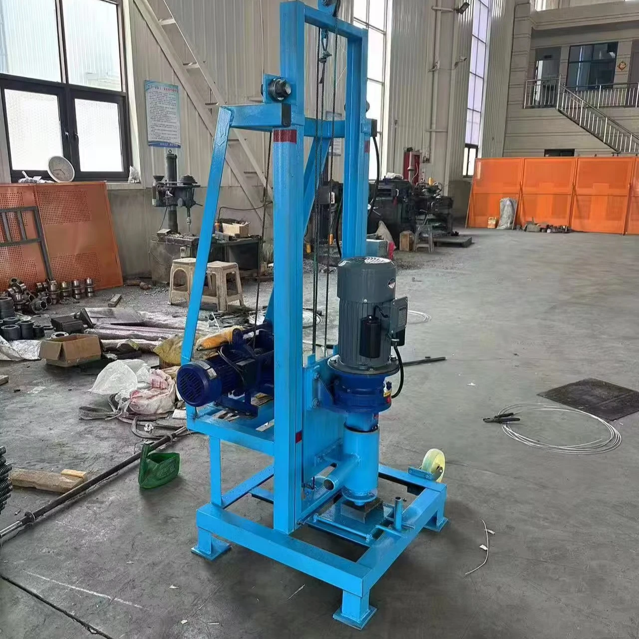 Small Household Water Well Drilling Rig Electric Bore Well Drilling Equipment For Farm Pasture Garden Water Supply Project - view 3