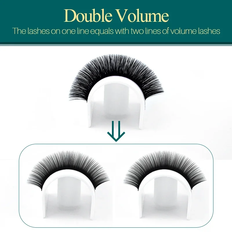 SONG LASHES 16Rows Easy Fan Lashes Blooming Eyelash Extension Austomatic Flowering Volume Lashes soft makeup eyelash