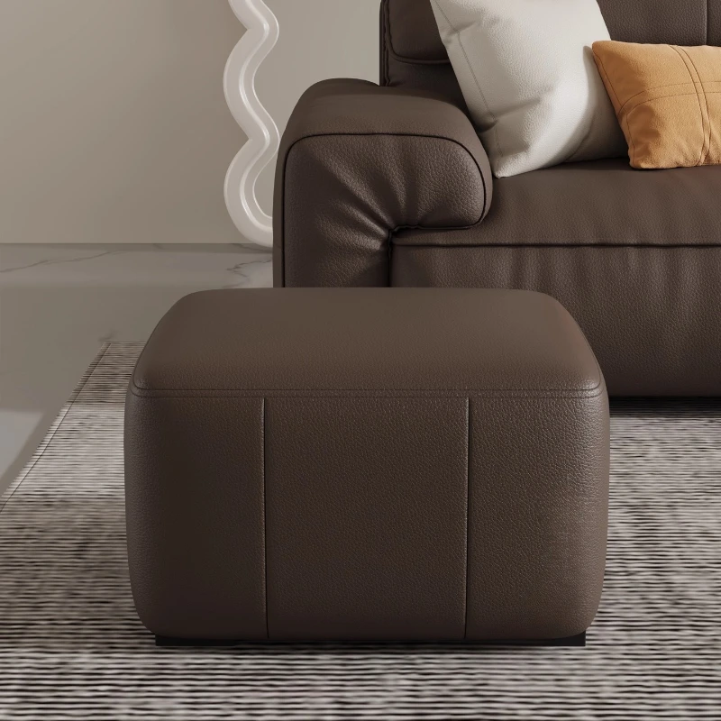 Modern Minimalist Entry Shoe Bench Living Room Rest Stool Cat Scratch Resistant Footstool - Piano Key Design Sofa Ottoman luxury