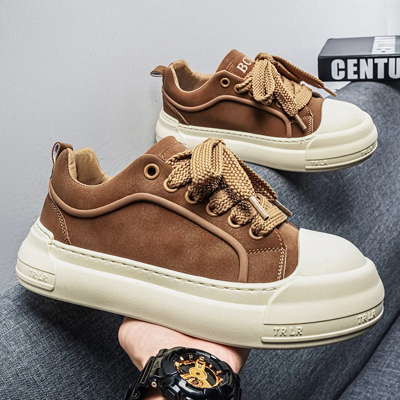 Men's shoes - Spring casual thick-soled elevated casual sports comfortable outdoor sneakers