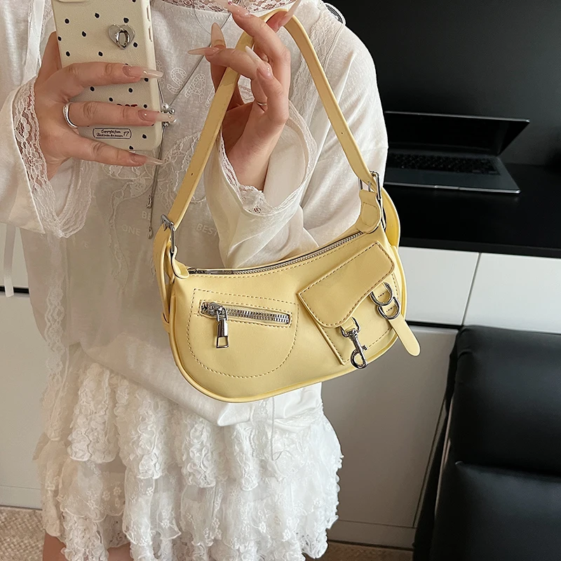 حقيبة يد نسائية جلدية فاخرة بتصميم كلاسيكي على الكتف حقيبة يد كروس لأسلوب المدينة اليومي