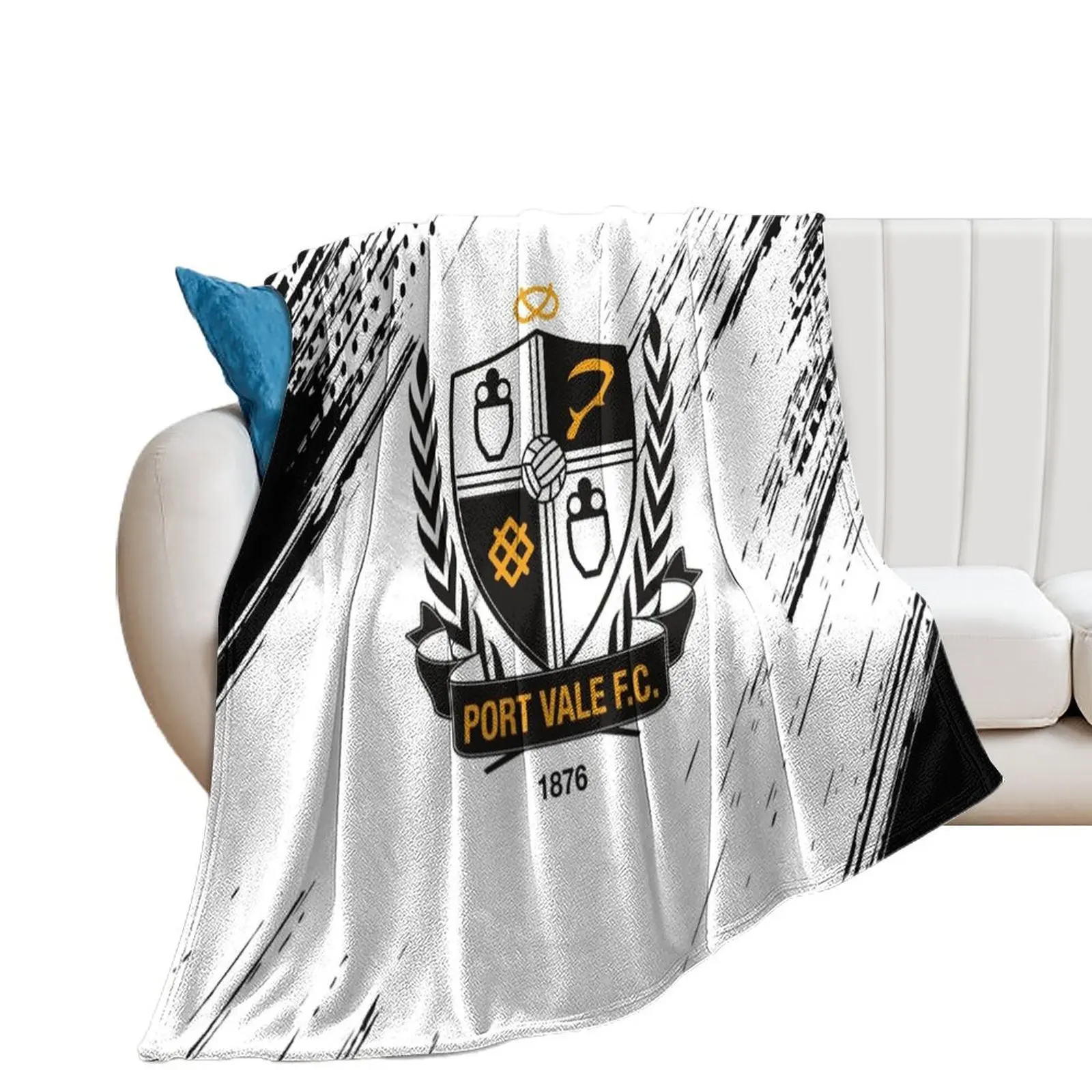 

Port Vale FC Throw Blanket Beautifuls Luxury Designer Blankets