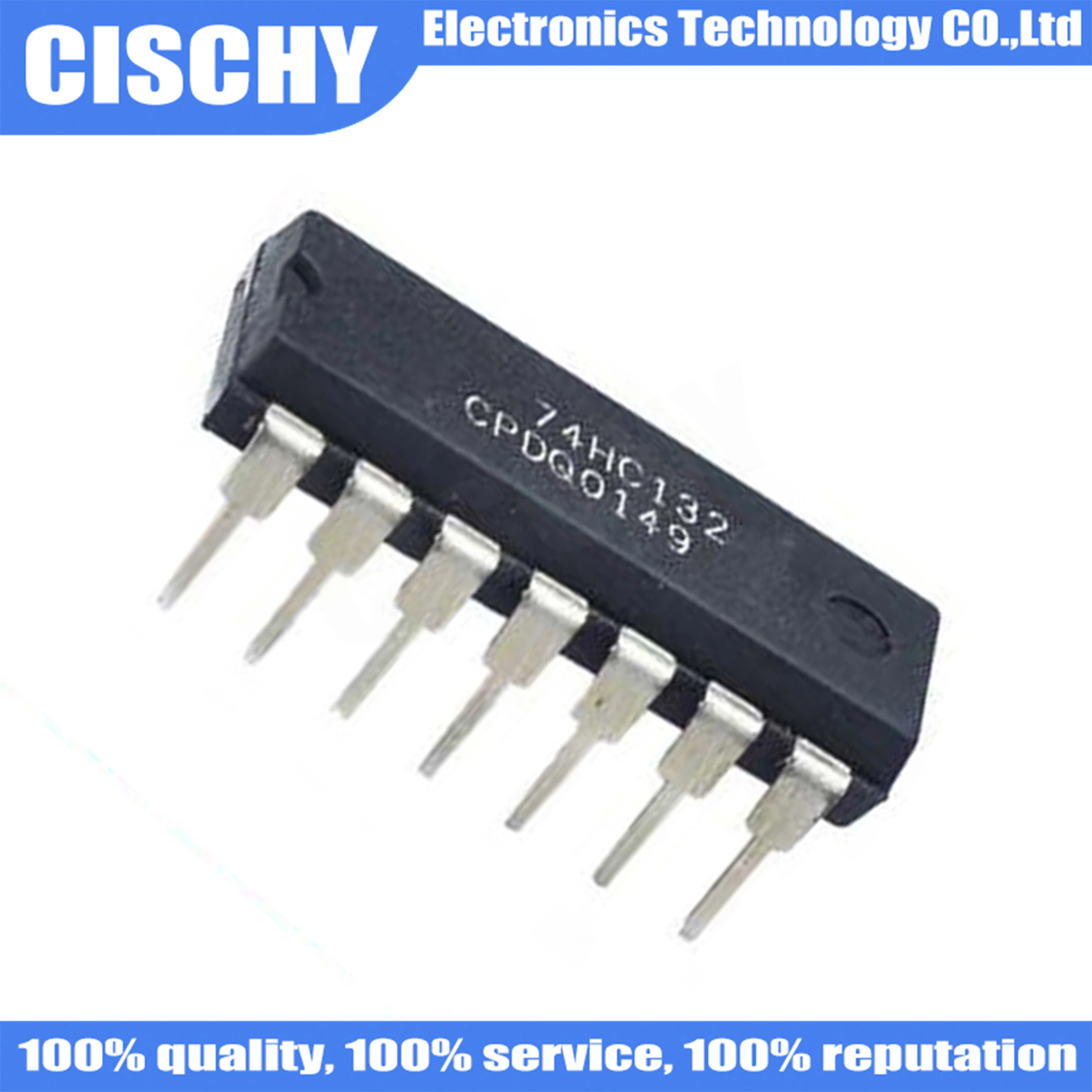 10PCS/LOT SN74HC132N 74HC132 DIP 74HC132N SN74HC132 IC DIP-14 In Stock