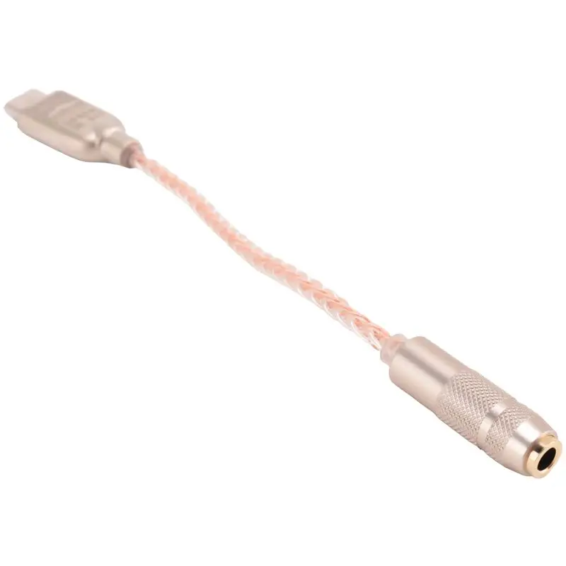 HFES Type-C To 3.5 Jack ALC5686 Chip Hifi Digital Audio Decoding DAC Sound Card Earphone Audio Cable