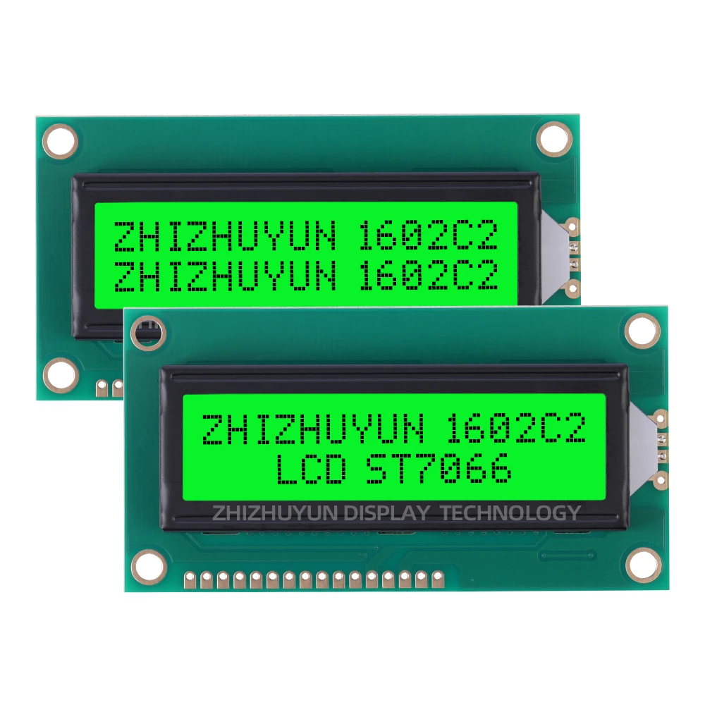 Struttura 84MM * 44 1602 c2 schermo LCD LCD1602 Btn pellicola nera testo bianco testo rosso testo verde interfaccia IIC I2C 5V Is Arduino