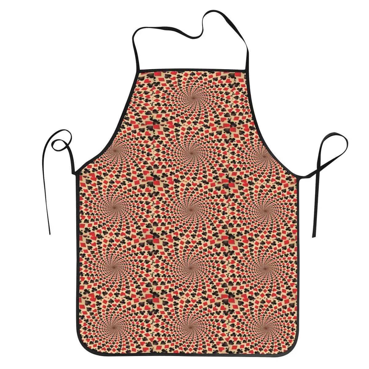 Ace Of Diamonds Playing Card Hearts Spades Aprons Chef Cooking Tablier Sleeveless Bib Kitchen Cleaning Pinafore for Women Men