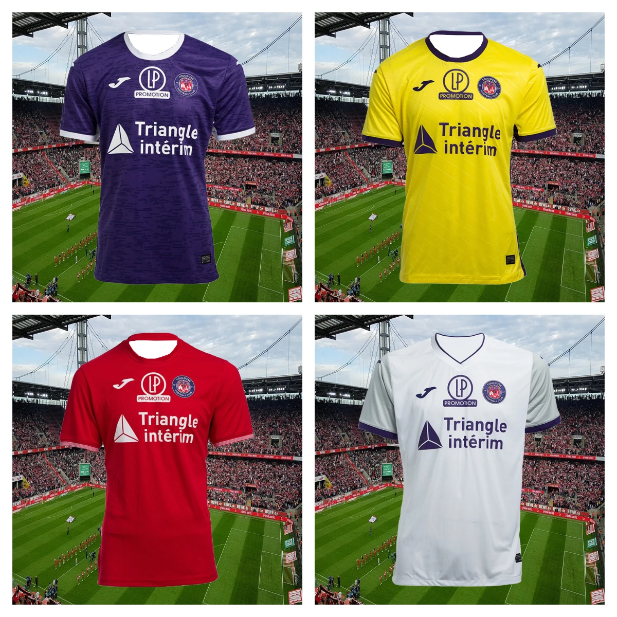 Toulouse-Camiseta deportiva con estampado 3D de JOMA para hombre, transpirable, de secado rápido, de talla grande, para Club de fútbol, edición de fanáticos en el hogar y fuera, equipo de verano