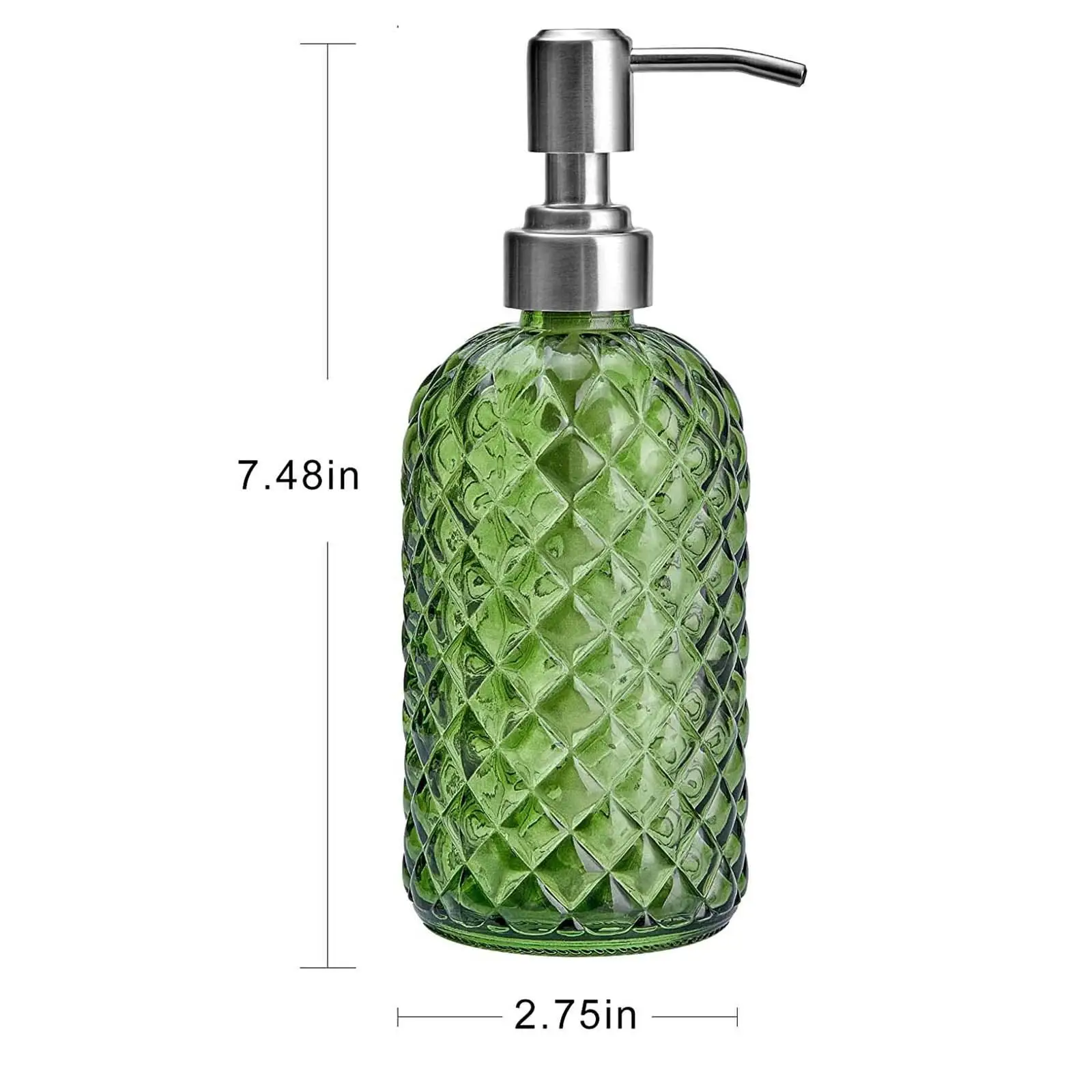 Glass Pump Soap Dispenser Bottle Body Wash Dispenser Durable Hand Soap Dispenser