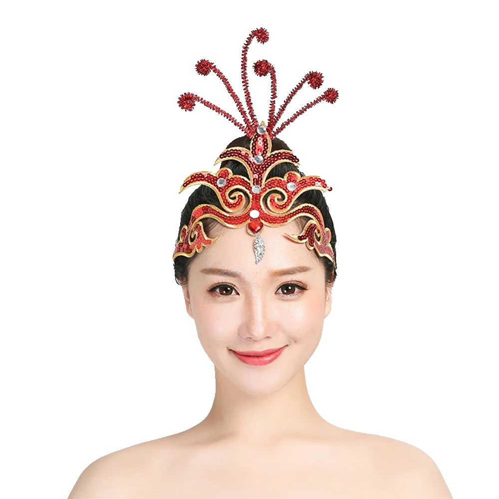 Apparel Accessories Ballerina Tiara Headdress  Headpiece Classical Dance Hair Costumes Dance Headwear