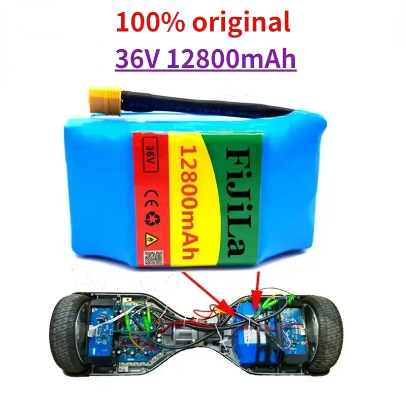 

100% original balance skateboard, 36V, 12800mAh,10s2p, 36V,12800mah, integrated protection board, battery 18650