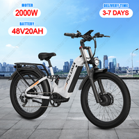 PULUMA PE97 Pro Electric Bike 2000W Peak Motor 48V20Ah Battery Mountain Off-Road Ebike 26\