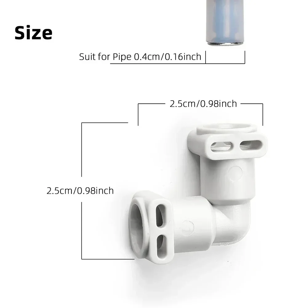 L Shape Water Line Connector Replacement For Coffee Machines Plastic 6 Connectors 12 Silicone Rings Fits Dr Coffee Kalerm Models