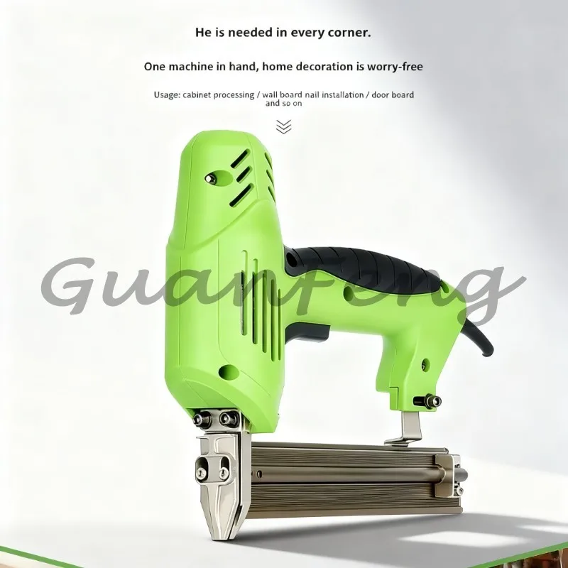 Brushless electric F30 straight nailing machine, industrial woodworking nailing machine