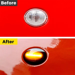 LED-Transformation fließendes Signallicht, dynamische Automarker-Seitenlampe, Fiat 500, Abarth, 595, 695, 2007-2023, 500L, 500C, 2012-2023 10 Hauptverkauf Fiat Light 500 - №10