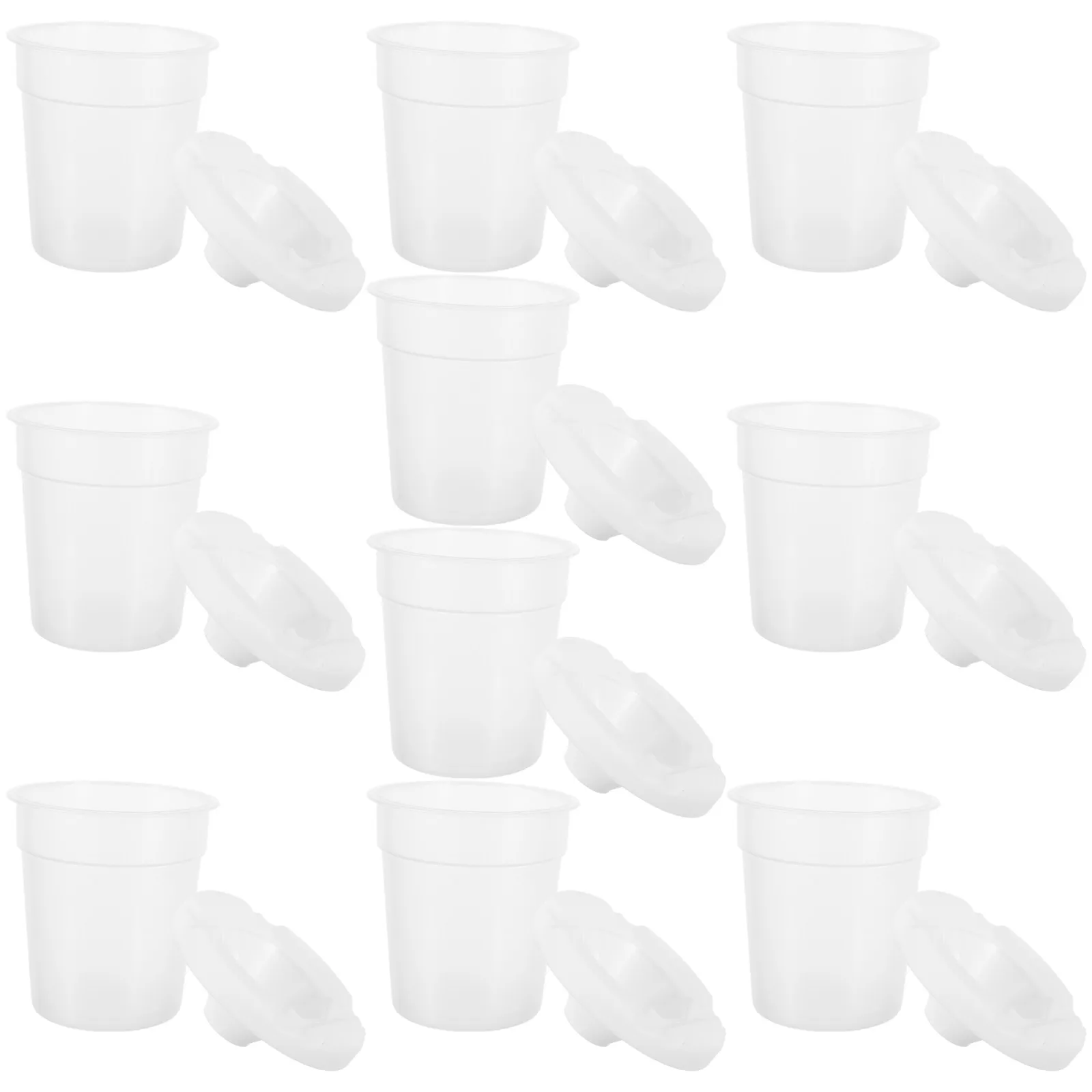 Paint Brush Washer Cup Portable Oil Painting Cleaner Halloween Christmas Brush Rinse Cup Brush Cleaning Pot Art Student 10Pcs