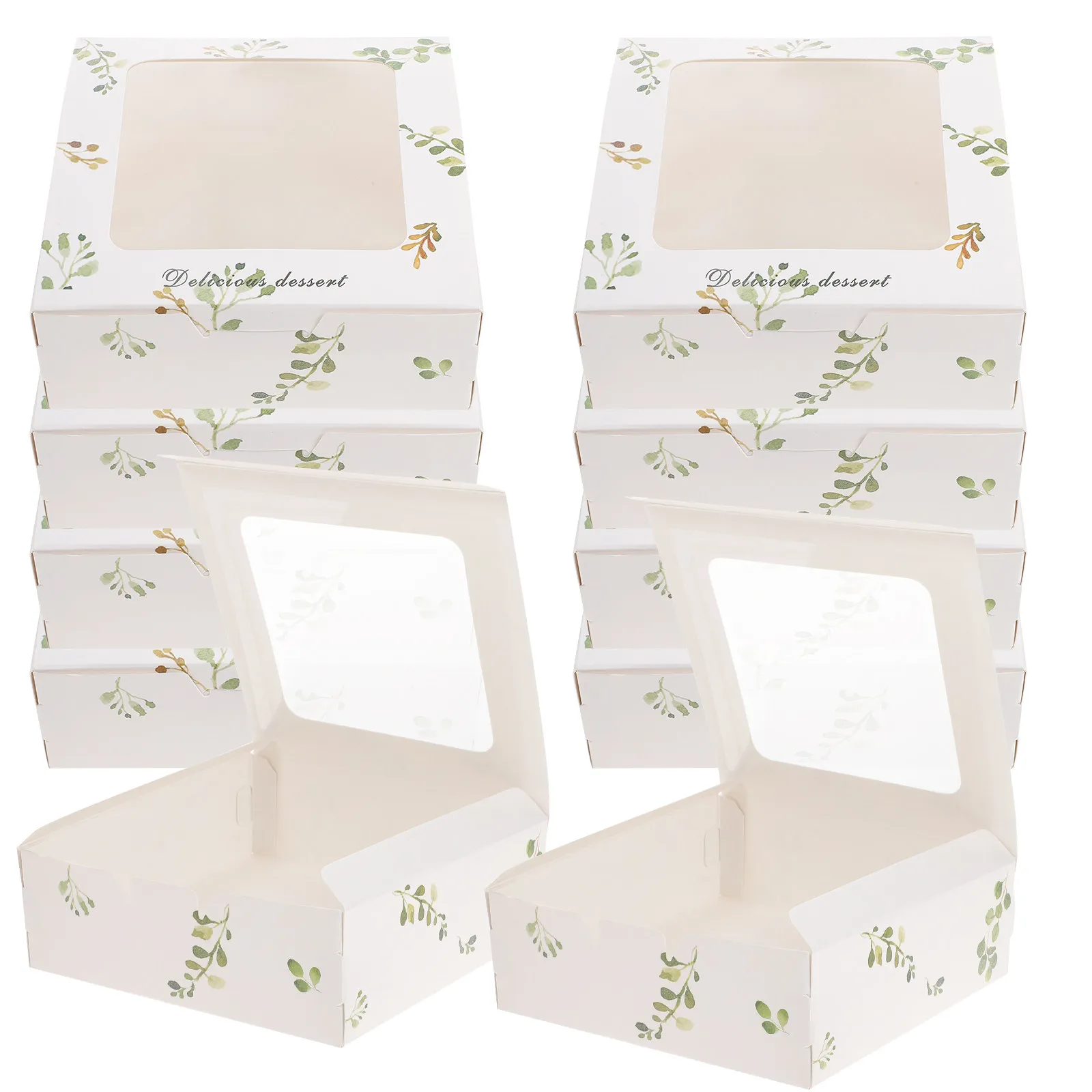 

20pcs Disposable Egg Tart Box Premium Paper Material Exquisite Tart Box For Dessert Storage Cake Packing Container Kitchen Bar