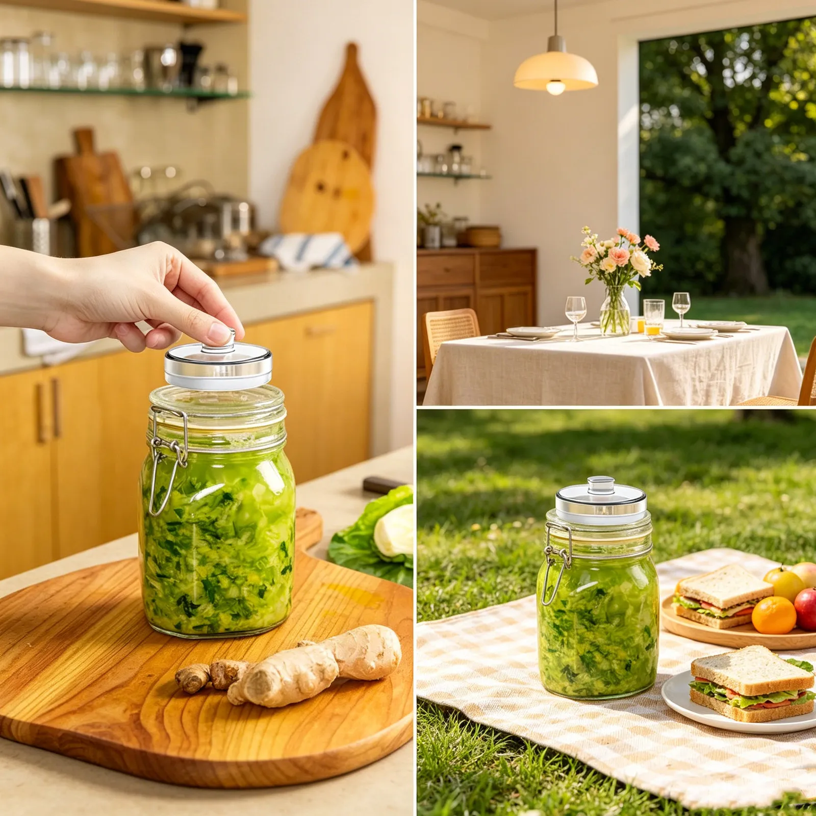 2Pcs Mason Jar Fermentation We - đánh giá và giá Mason Jar Wide Mouth