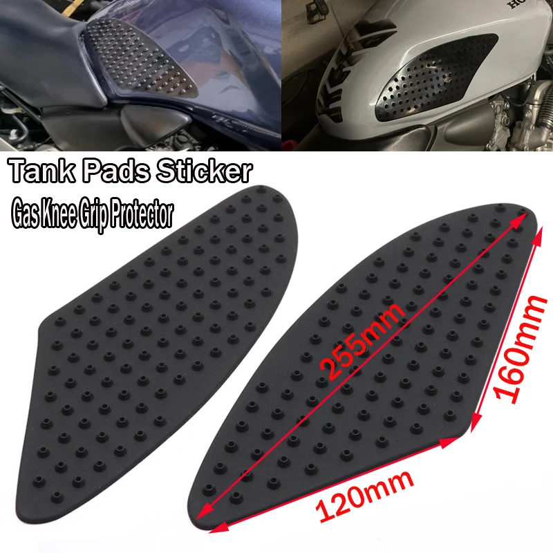 

For YAMAHA FJR 1300 FJR1300 2001-2015 Tank Traction Pad Anti Slip Sticker Motorcycle Side Decal Gas Knee Grip Protector Rubber