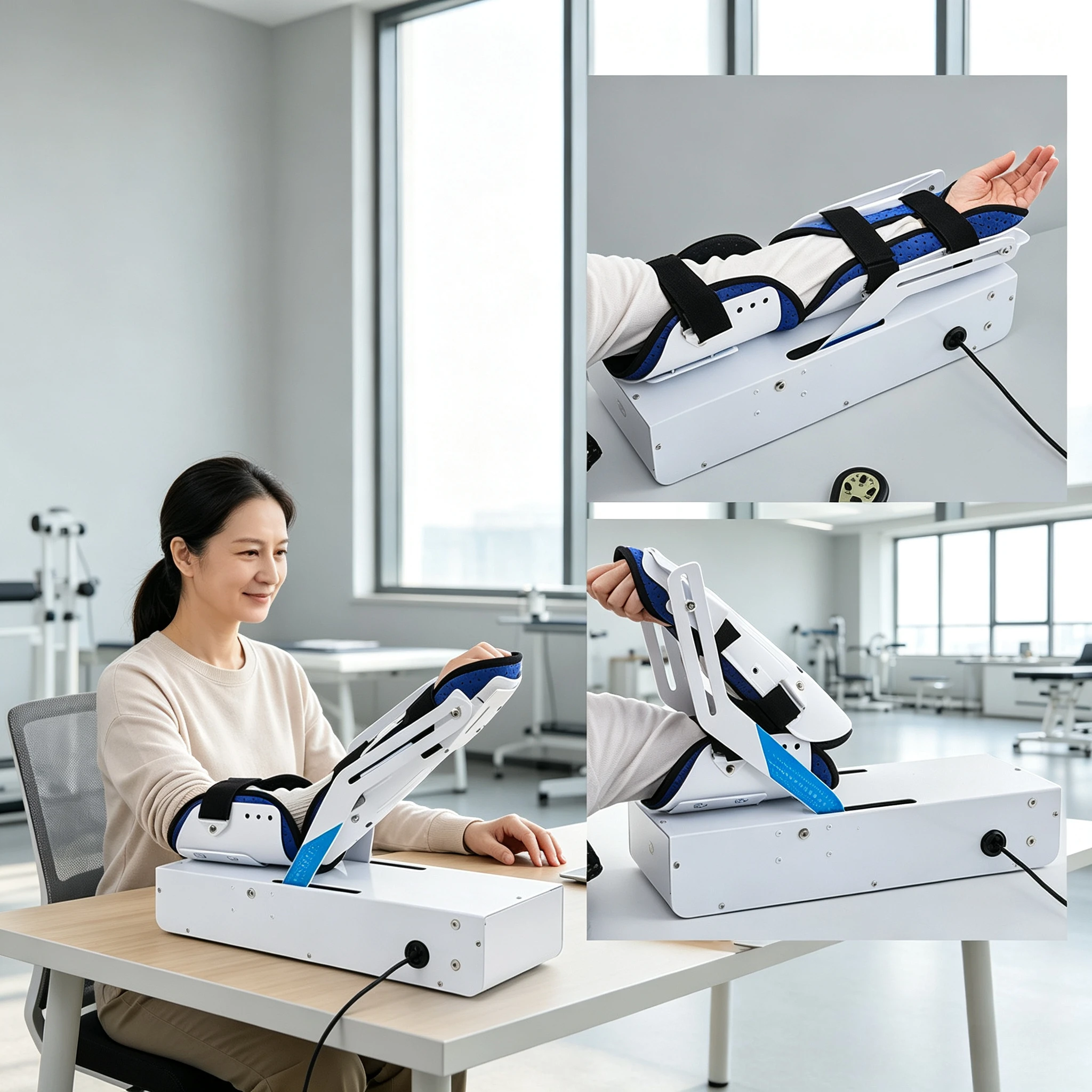 Automatic Elbow Joint Arm Rehabilitation Trainer Arm Flexion Extension Fracture Postoperative Hand Training Exercise Actuator