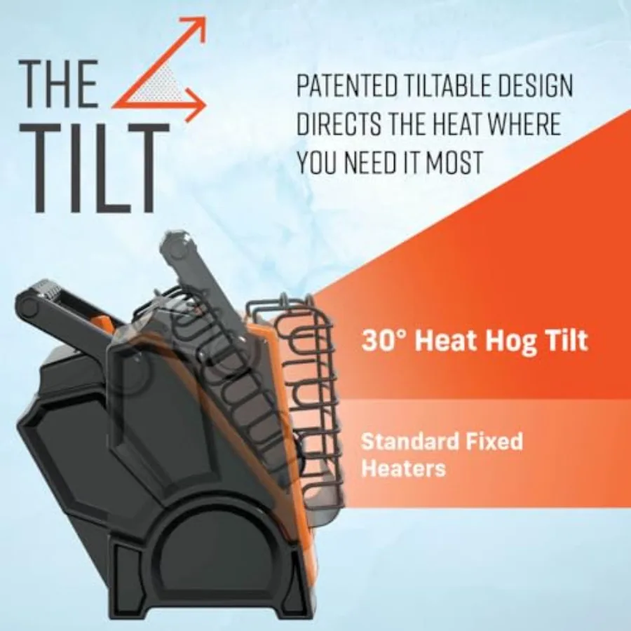 الحرارة خنزير 18000 وحدة حرارية بريطانية المحمولة البروبان مشع الفضاء سخان داخلي في الهواء الطلق المرآب التخييم الرياضة في الهواء الطلق القوارب RVs إمالة Desi #4